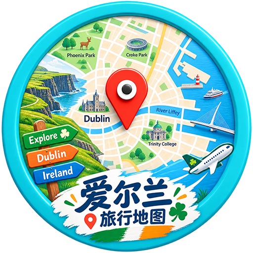 爱尔兰旅行地图