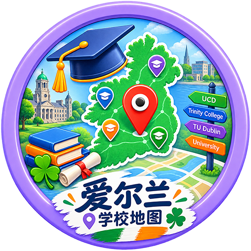 爱尔兰学校地图