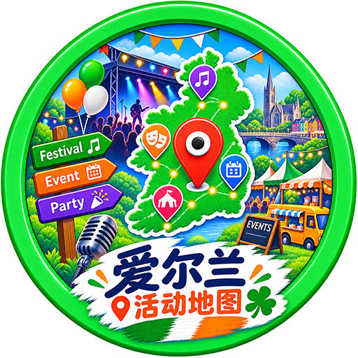 爱尔兰活动地图